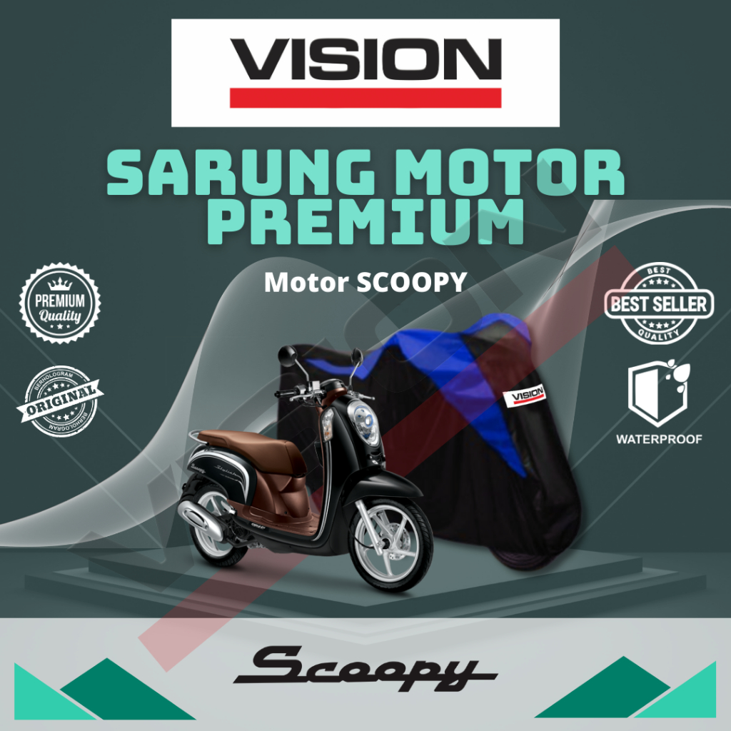 Sarung motor Vision Honda Scoopy Indoor&Outdoor