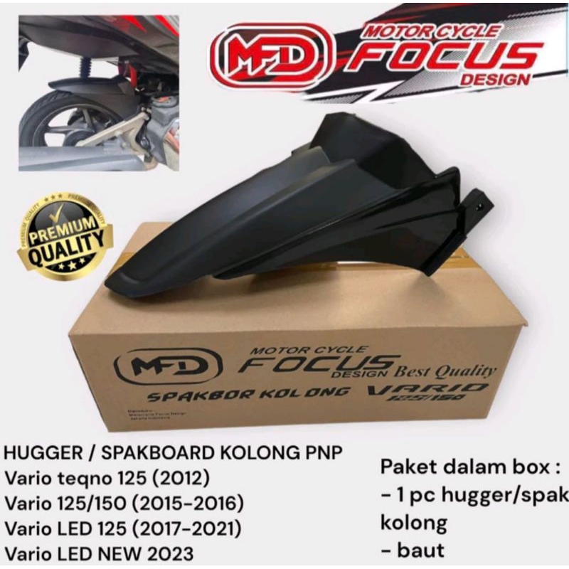 HUGGER SPAKBOR KOLONG PELINDUNG LUMPUR VARIO TECHNO 125 VARIO 125/150 (2015-2016)