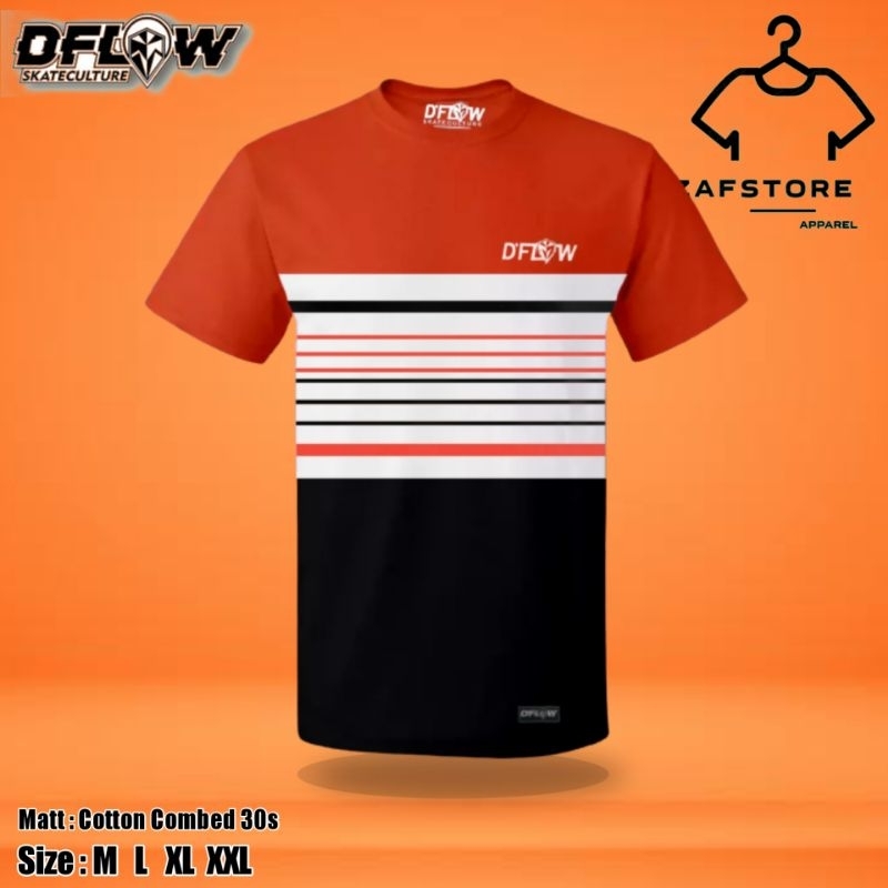 D'FLOW - Kaos Distro Original D'flow - Kaos Atasan Pria - Free Stiker