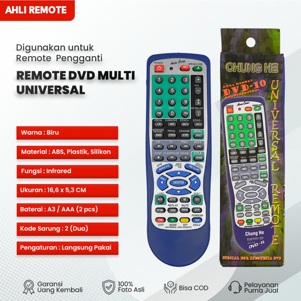 Remot DVD Multi Universal / Remote DVD Multi Universal