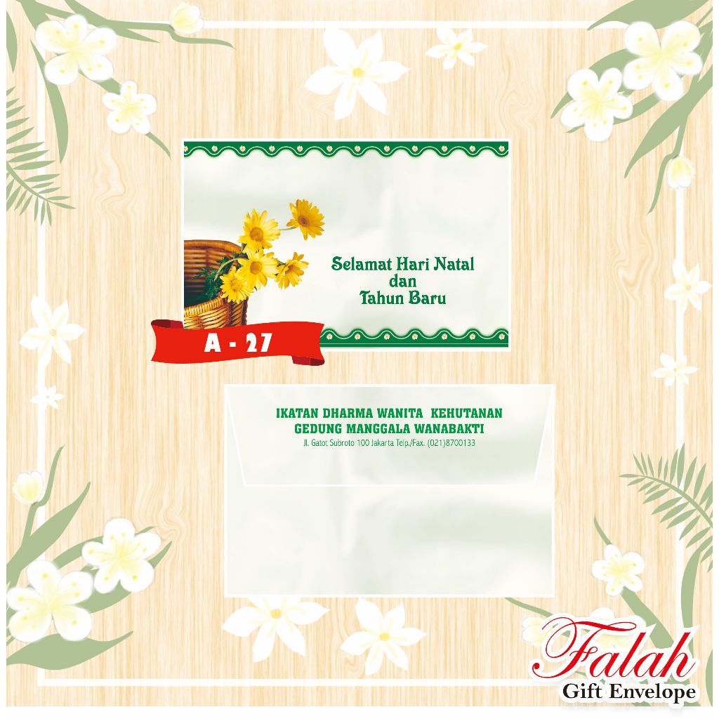 

Amplop Falah Motif A 27 Isi 50 Lembar Tanpa Tulisan