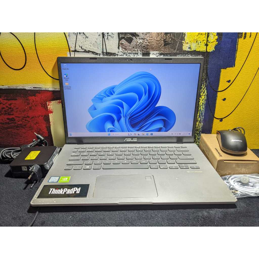 Laptop Gaming &amp; Design Asus VivoBook X409FJ Core i5 8265U Nvidia Slim Ringan Murah