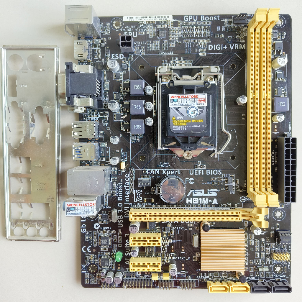 MOTHERBOARD ASUS H81M-A LGA 1150 DDR3 GEN4