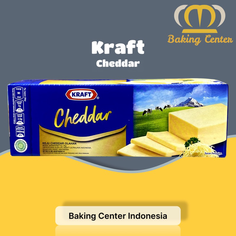 

Keju Kraft Cheddar Repack 250gr