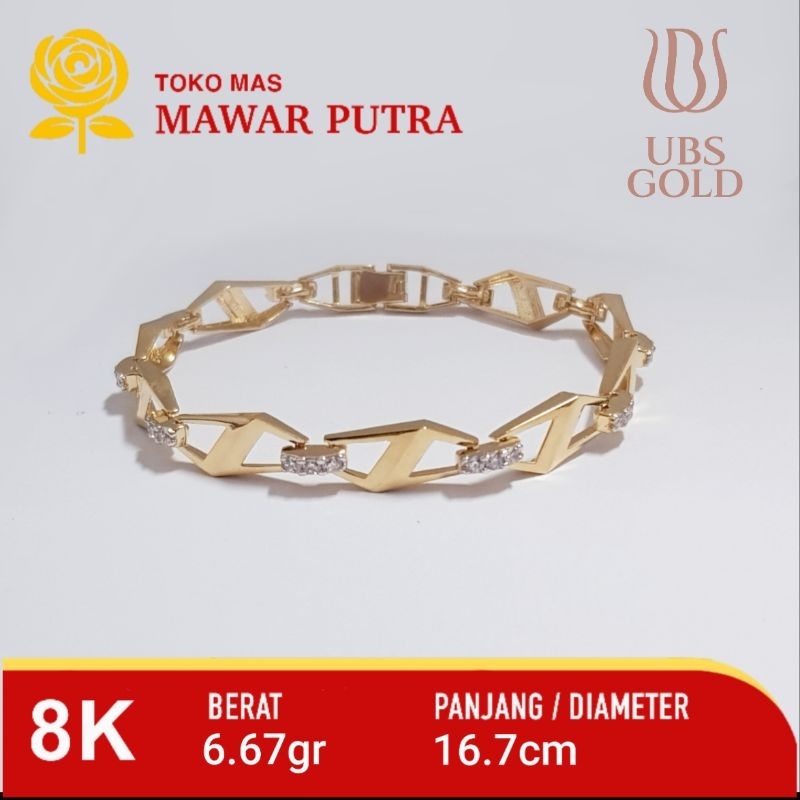 Gelang Alpha UBS Gold 8K 375