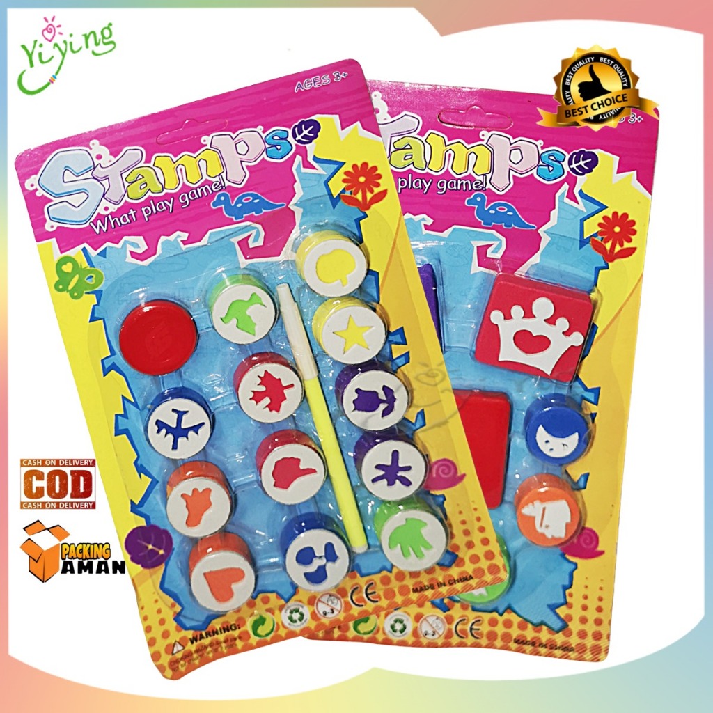 

Mainan Anak Anak/Mainan Stempel/Stempel Busa/Stamps What Play Game 2018AB