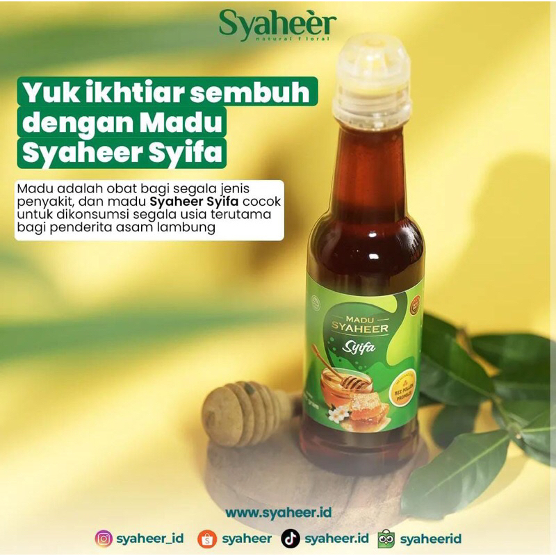 

[PROMO] Syaheer Syifa 100% Madu Murni Asli 360gr - Atasi Masalah Asam Lambung Maag GERD - ASAM LAMBUNG - MUAL - MUNTAH - MAAG - GERG - Qualitas Premium