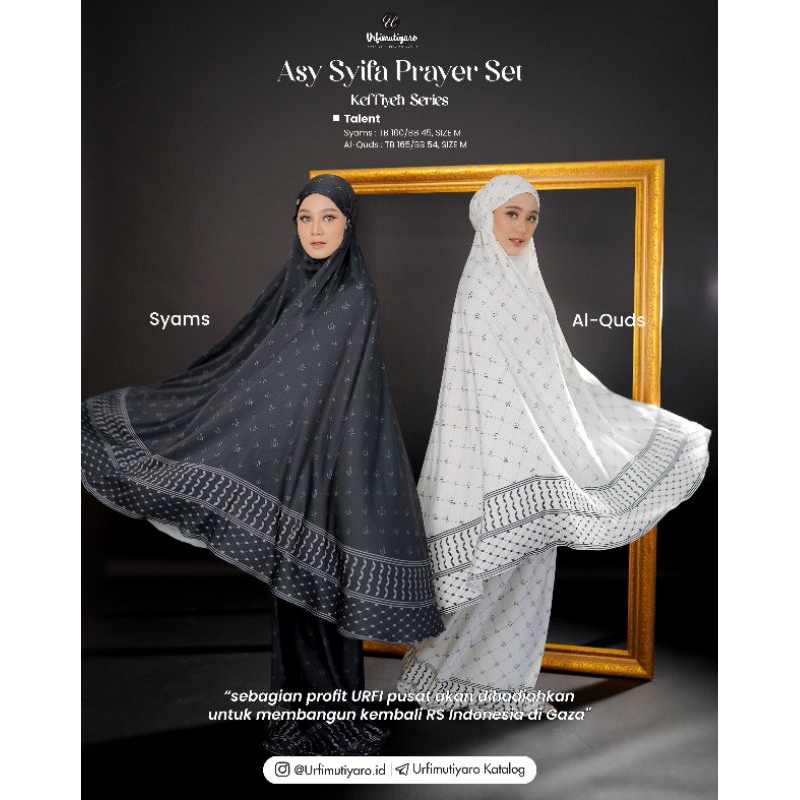 ASY-SYIFA PRAYER SET KEFFIYEH SERIES By URFIMUTIYARO
