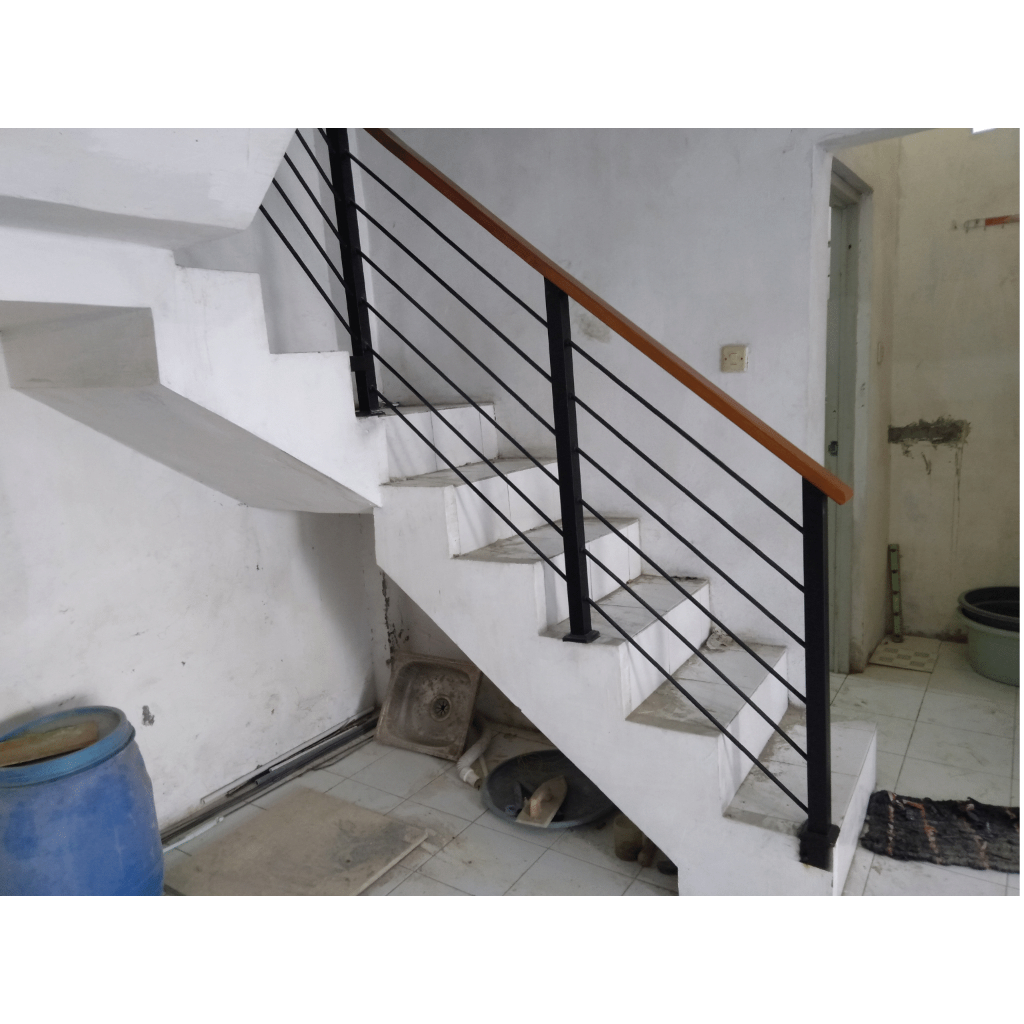 Railing minimalis handrail conwood / railing tangga