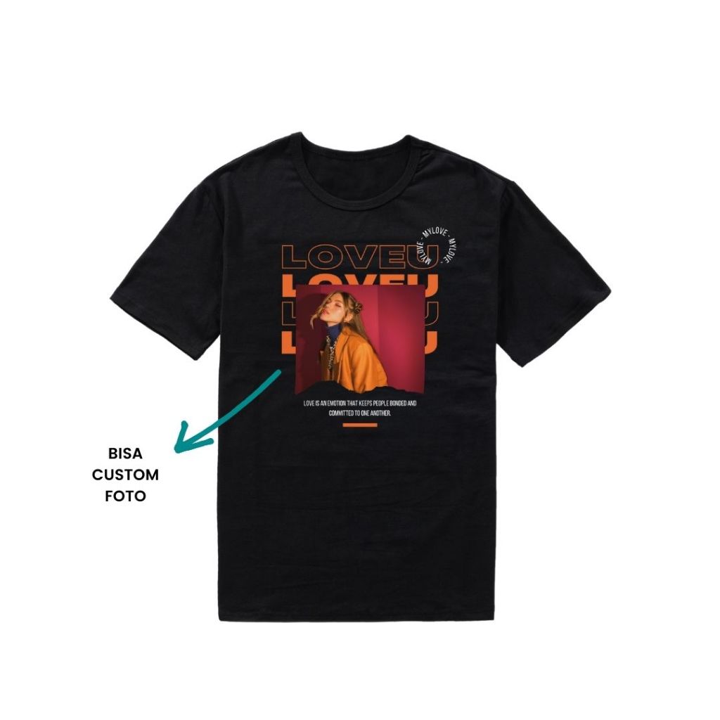 Kaos Custom Cotton combed 20s