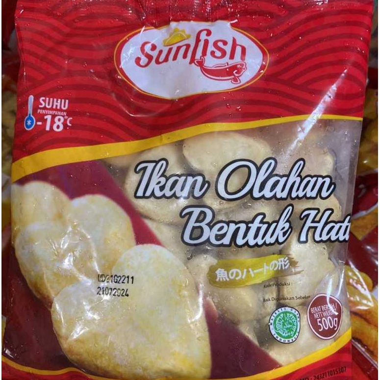 

Sunfish Ikan Bentuk Hati 500gr