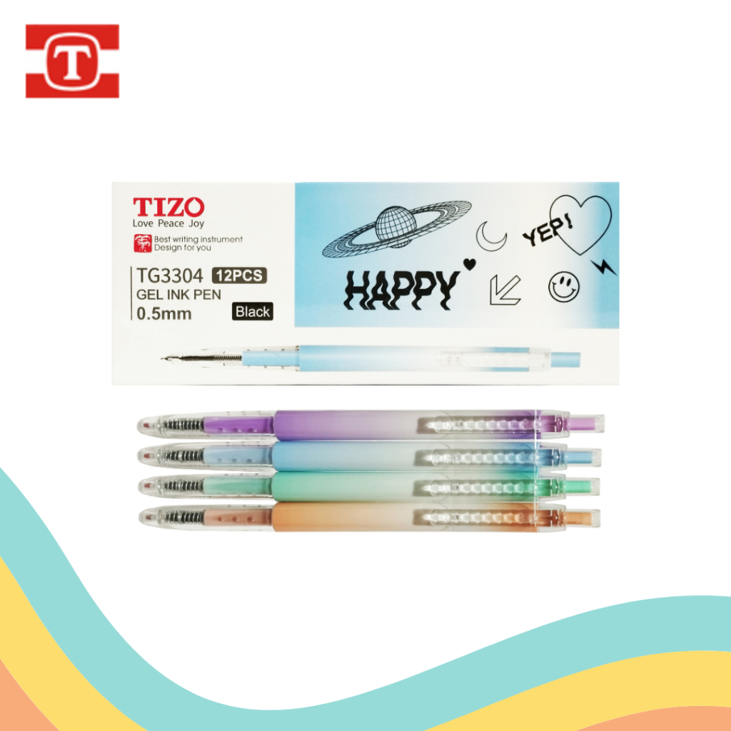 

GEL PEN TIZO TG-3304 (12 PCS)