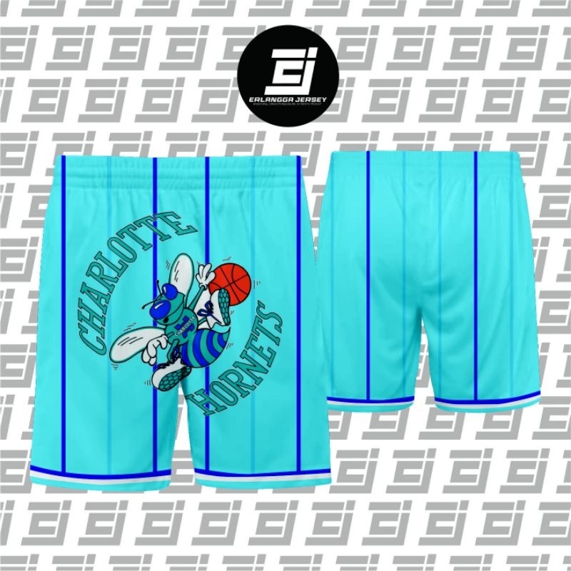 Celana Basket Fullprint Hornets Charlote/Celana Basket Keren/Celana Basket Santai/Celana Basket unis