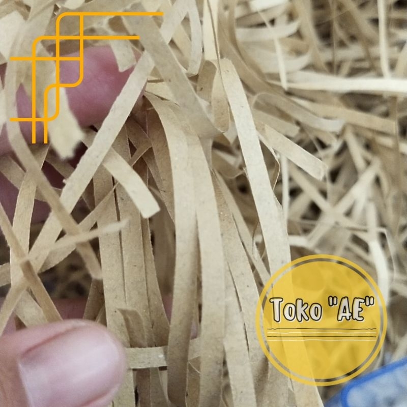 

KERTAS SERUT COKLAT / SHREDDED PAPPER per 100 gram