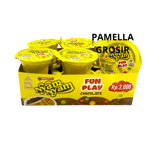 

Nyam Nyam Bubble Puff Chocolate Fun Play (isi 8 pcs)