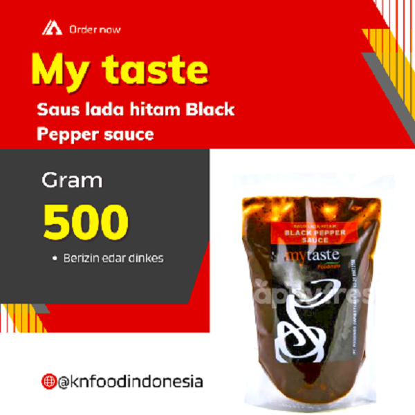 

Saus Blackpepper 500 gr My Taste -Saus Lada Hitam 500 grm