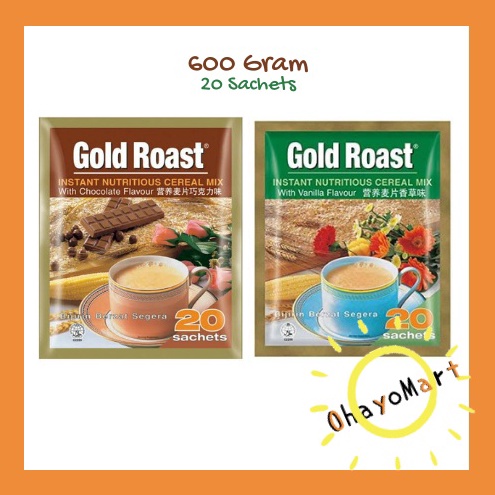 

DISKON BRANDS FESTIVAL Gold Roast Vanilla gold roast chocolate sereal cereal sarapan sehat 6grm grosir