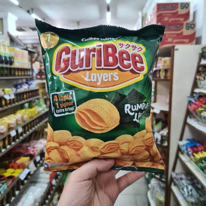 

GURIBEE LAYERS BALADO BBQ / SEAWEED RUMPUT LAUT / KEJU KRISPI 65 g