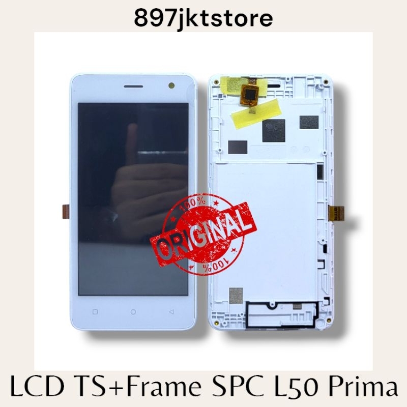 LCD TOUCHSCREEN + FRAME FULLSET SPC L50 PRIMA ORIGINAL
