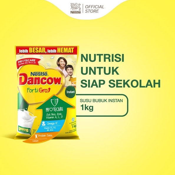 

STAR DANCOW Fortigro Susu Bubuk Susu Anak Instant Pouch 1kg gas