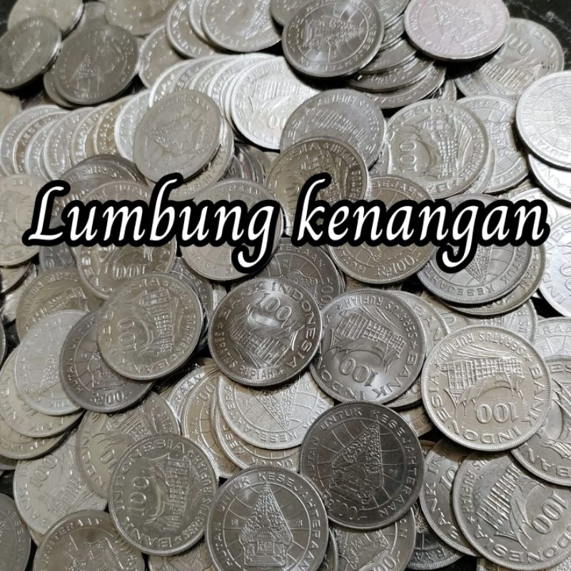 koin 100 Rupiah tipis 1978 kondisi kinclong sudah di bersihkan