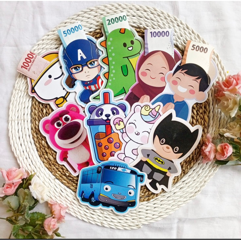 

Amplop THR 3D SANRIO CARTOON Unik Amplop Lebaran Eid Mubarak Isi 5PCS Angpao Idul Fitri Lebaran THR