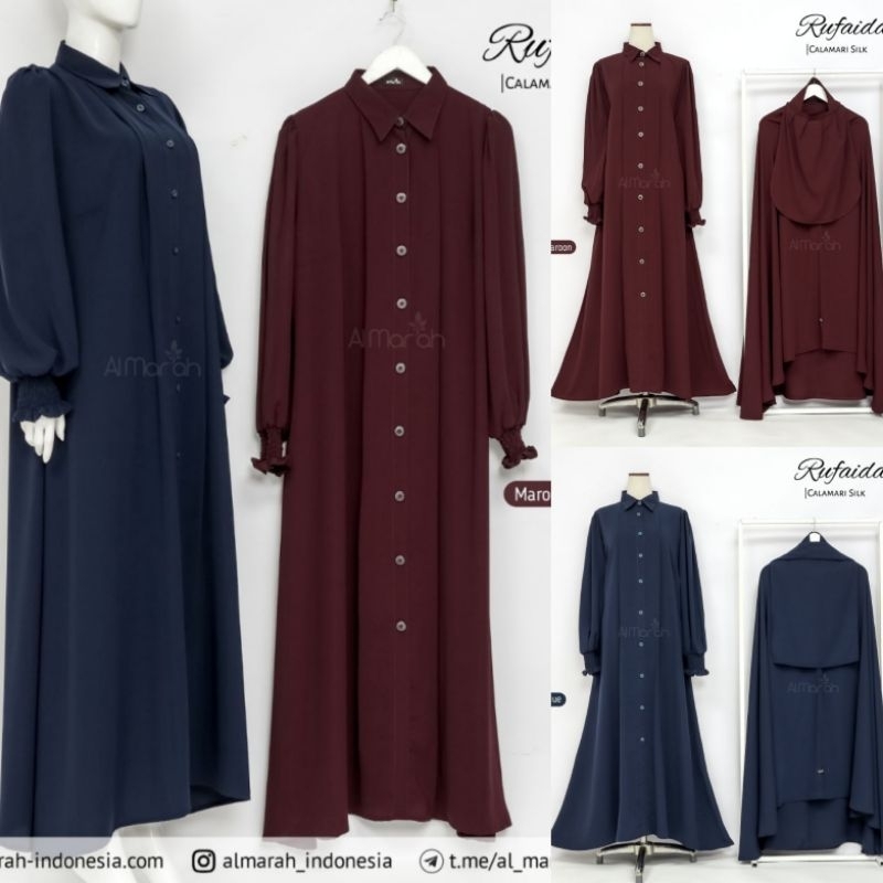 Set Gamis Rufaidah by Al Mar'ah