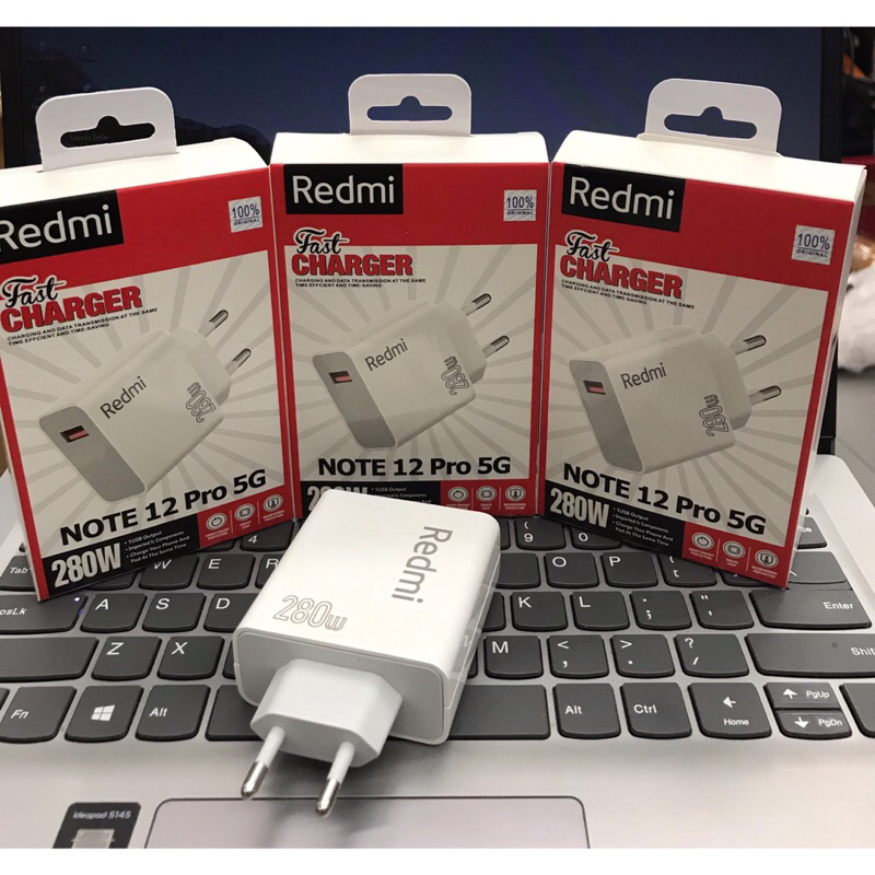 Batok Ori 100% REDMI NOTE 12 PRO 5G 280W Support FastCharging