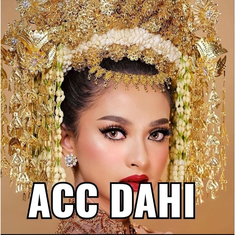 Headpiece Hiasan Dahi Ranai Penganten Padang Pengantin Minang