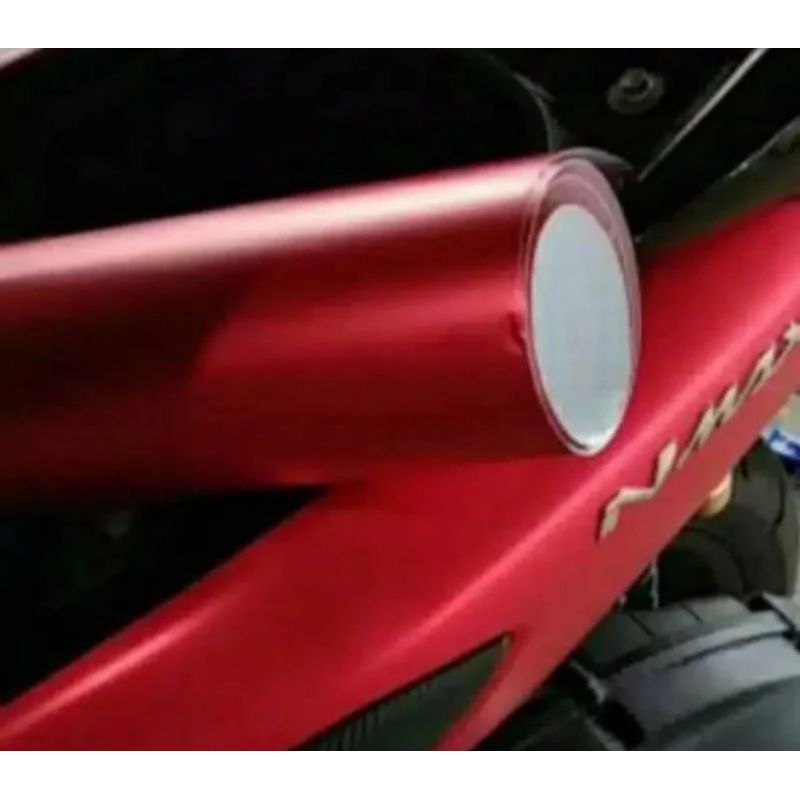 SKOTLET MOTOR WARNA MERAH METALIK CROME DOF STIKER SCOTLET MERAH DOFF CROME STIKER MOTOR