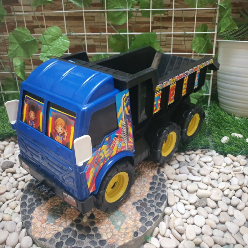 MAINAN TRUK PASIR JUMBO - MOBIL DUMP TRUK - TRUK TANAH JUMBO