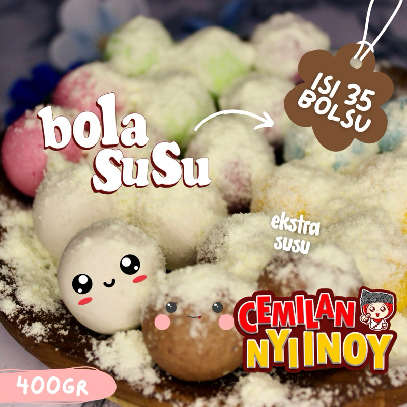 

BOLA SUSU (BOLSU) ISI 35 Kemasan Toples 400gram