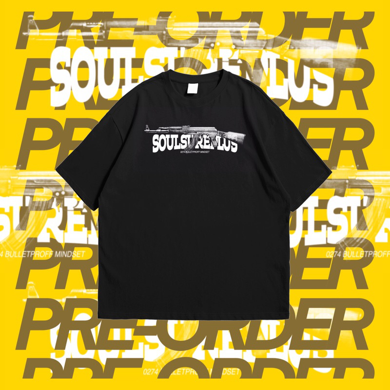 T-Shirt | SOULSUREPLUS AK47 | Cotton Heavyweight 16S / Cotton Combed 24S | Tag Stitch Supply