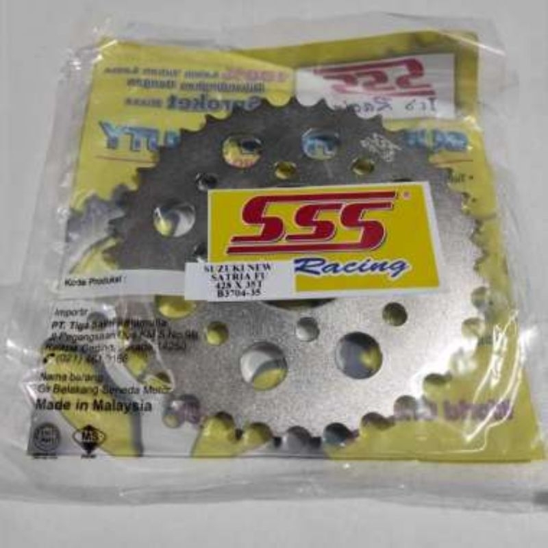 Gir gear belakang sss Suzuki smash,shogun,satria fu,satria fu fi 428-35-36-37-38-39-40-41-42-43-44-4