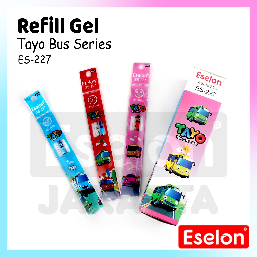 

[ES.JKT]1kotak isi 20pcs Refill Pulpen Gel TAYO ESELON 227 / 1 pak Refill Pulpen Gel Hitam