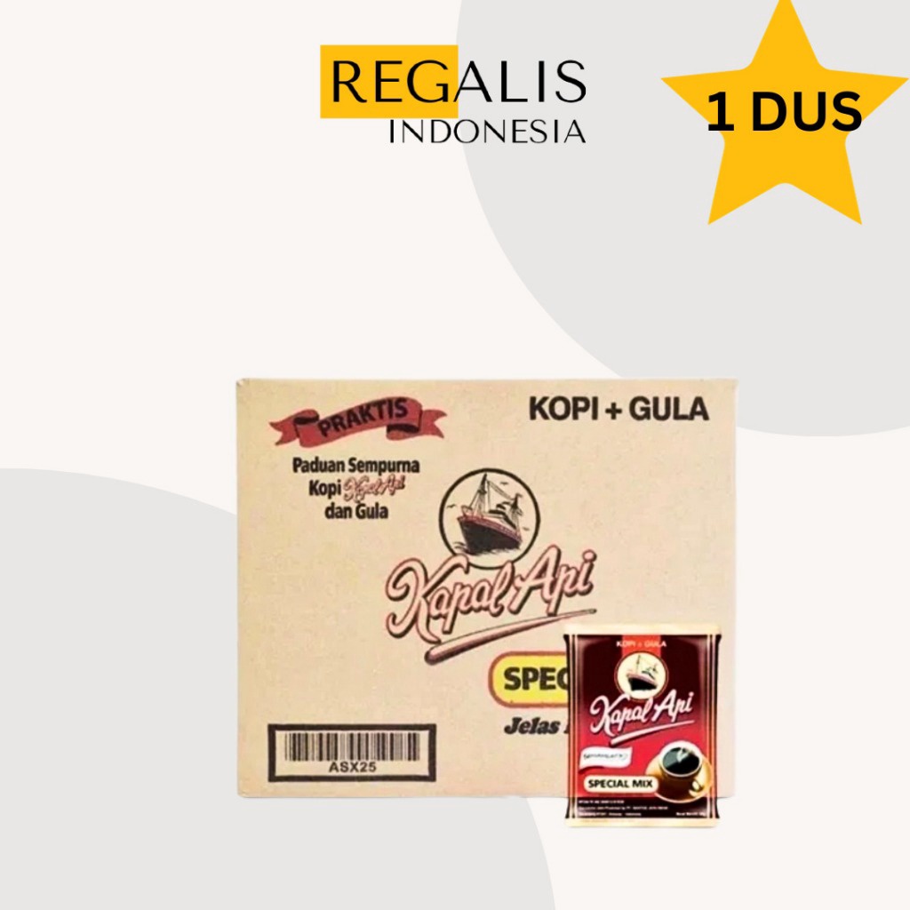 

STAR BRANDS KAPAL API SPECIAL MIX 24gr PER DUS ISI 12 SACHET grosir