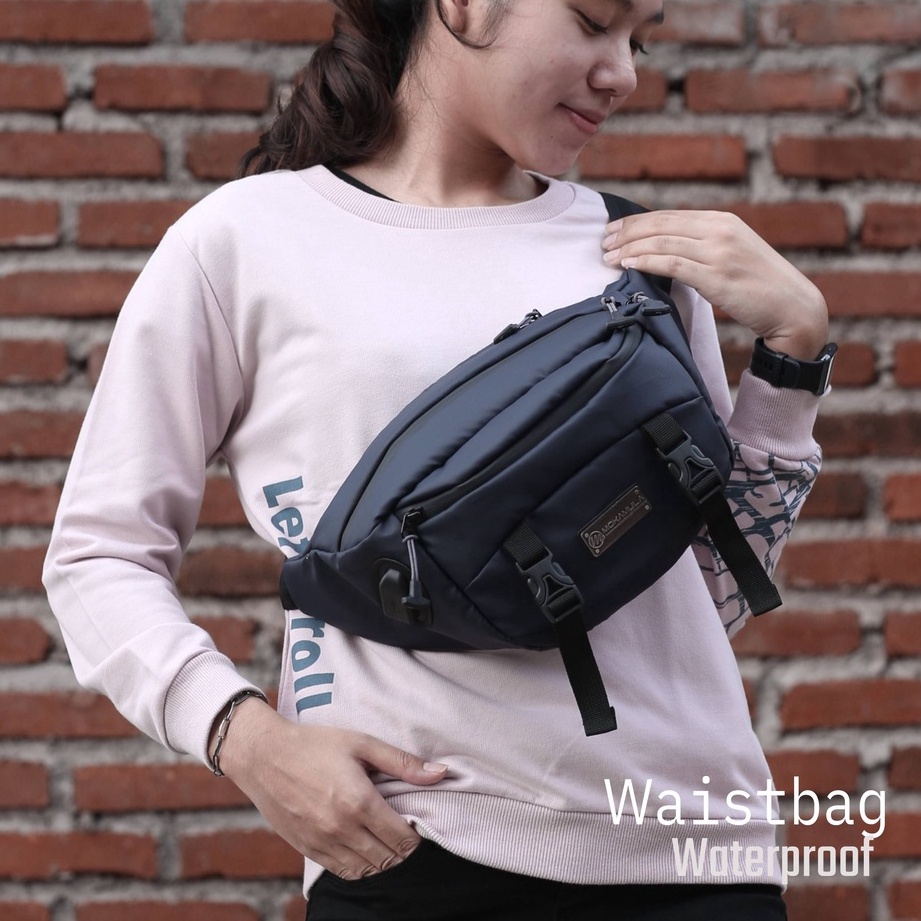1212 SALE Waistbag Pria Wanita Anti Air Tas Pinggang Original  Yakut Mokamula