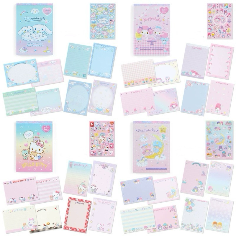 

Sanrio Memopad Colorful Notebook
