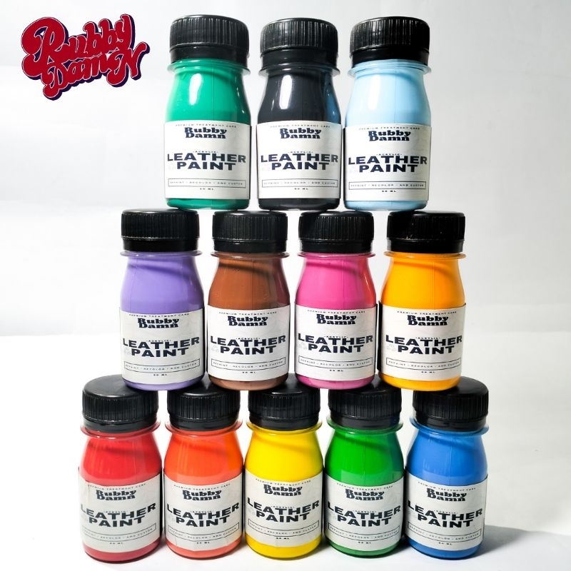 

Cat Leather Paint - Cat Canvas - Cat Kulit - Cat Lukis Jaket - Cat Sepatu - Cat Midsole - Cat Leather Paint Rubby Damn