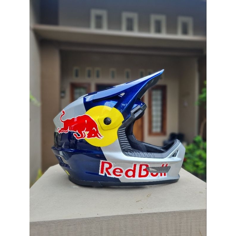Helm fullface IXS XULT DH repaint redbull rampage Downhill BMX Enduro Helmet