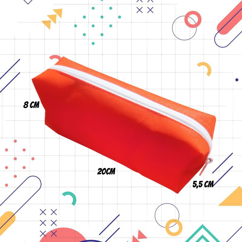 

Kotak Pensil / Tempat Pensil / Dompet Pouch / Warna Merah