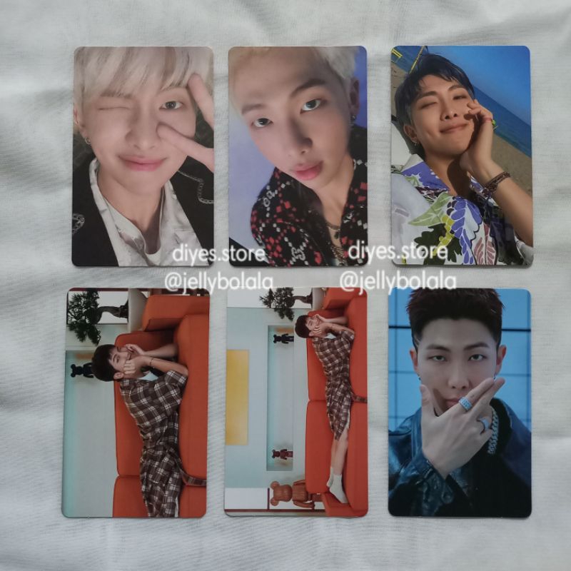 [READY OFFICIAL] Photocard PC RM Namjoon namu BTS  Album Persona Butter BE rebahan Proof wts pc ina 