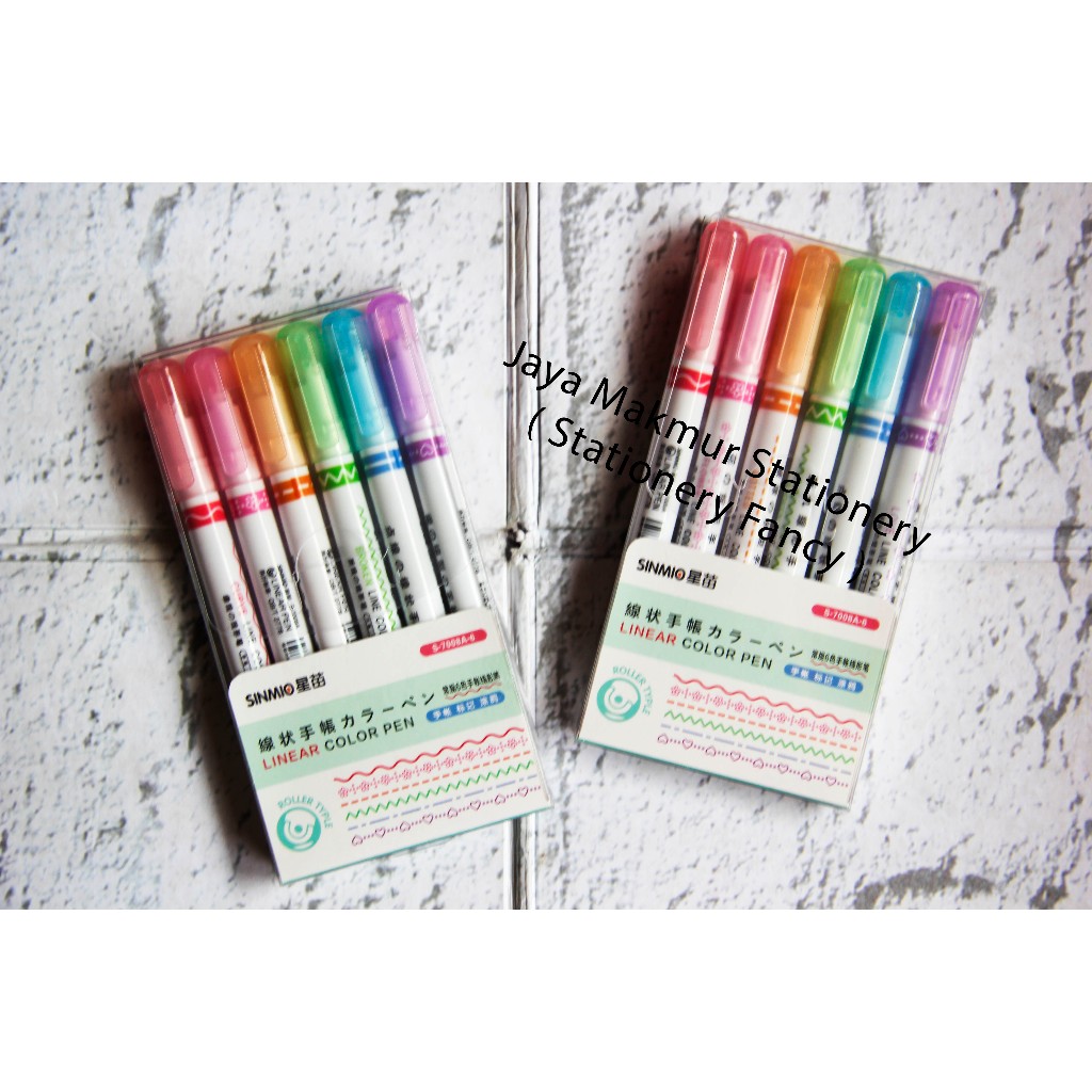 

Set Pen Warna / Color Pen Linear Murah (macam bentuk garis)