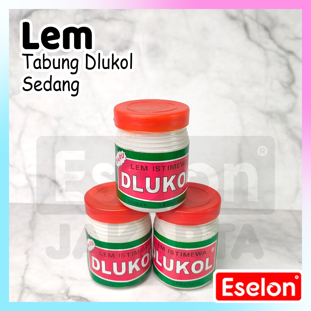 

[ES.JKT]1 botol Lem colek DLUKOL MEDIUM / lem serbaguna dan cepat kering