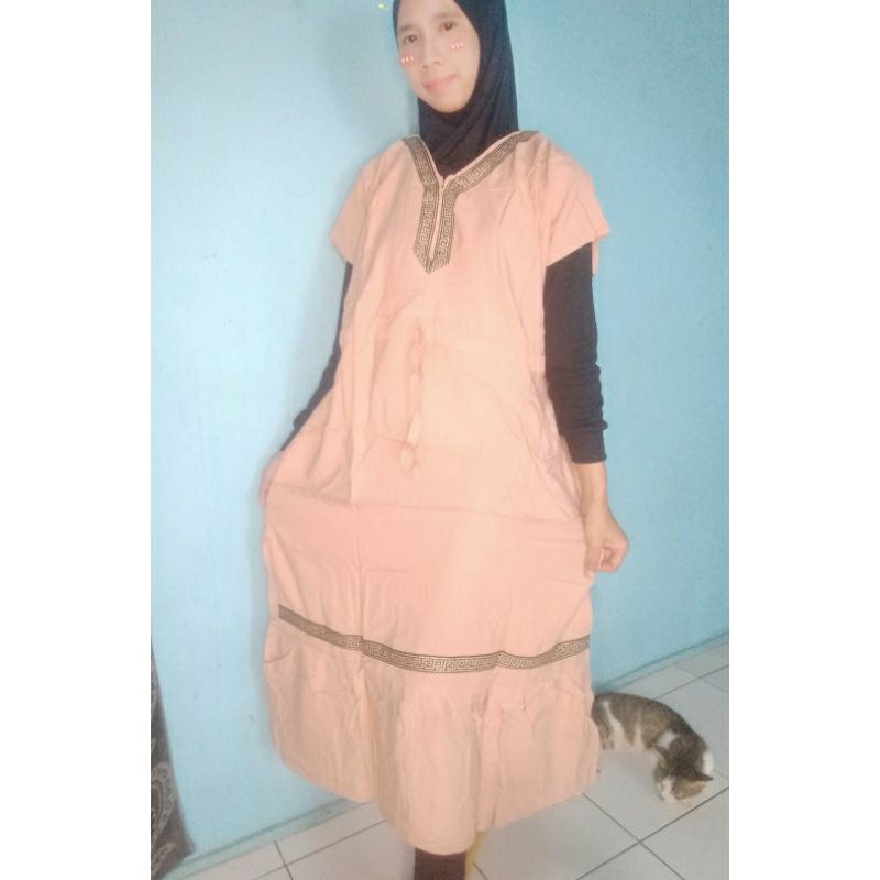 Daster renda rempel bawah