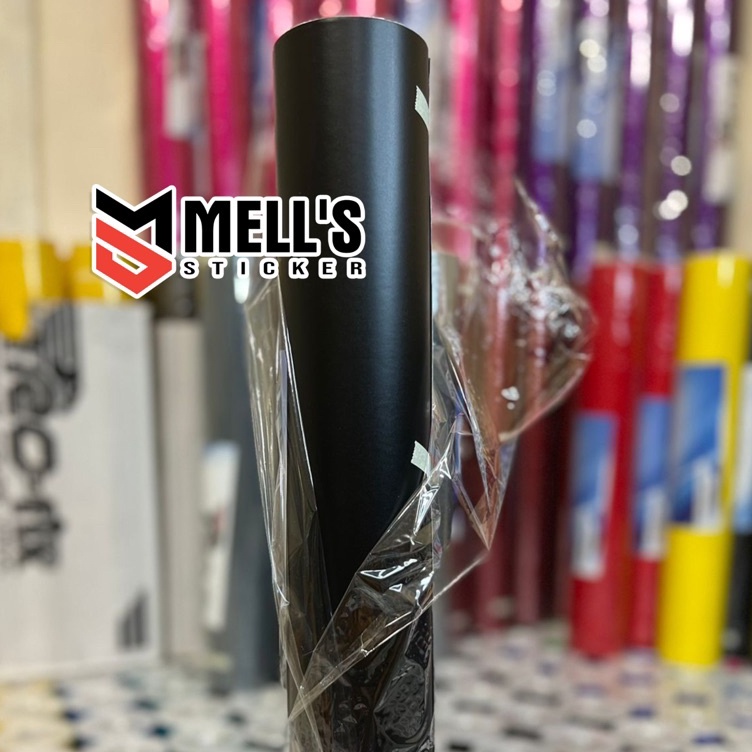 Bestseller Die stiker skotlet HITAM DOP matte halus Lebar 45cm panjang 1meter profix stiker motor hi