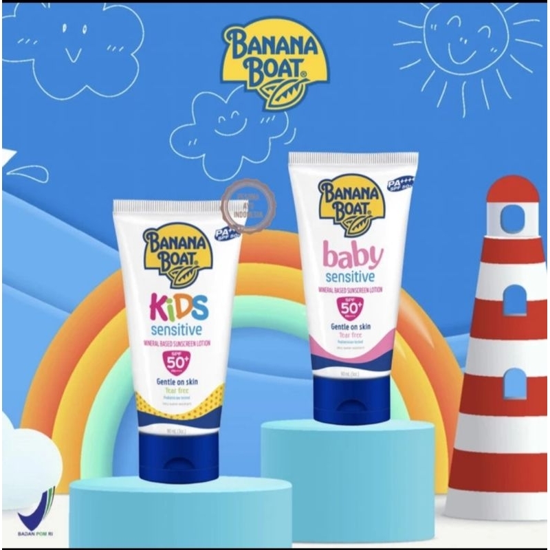 Banana Boat Sunscreen Lotion simply Protect Baby / Kids SPF 50