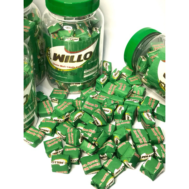 

PERMEN VIRAL | WILLO CANDY ISI 60pcs | COKLAT | Grosir | COD ✔️