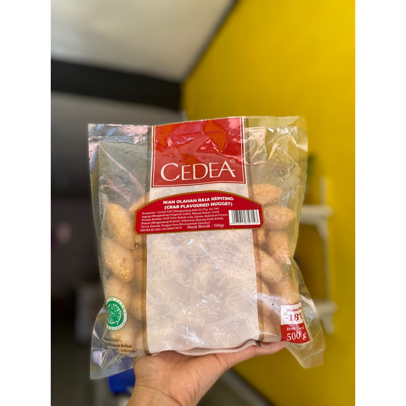

Cedea crab kepiting 500g / crab nugget / frozen nuget kepiting