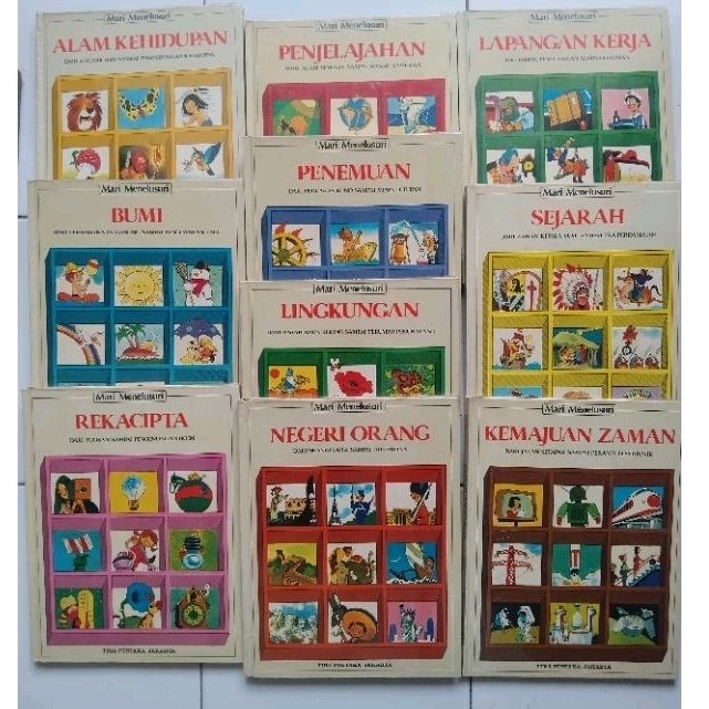 Buku Anak Pengetahuan MARI MENELUSURI PENJELAJAHAN, SEJARAH, KEMAJUAN ZAMAN, REKACIPTA, BUMI, LINGKU